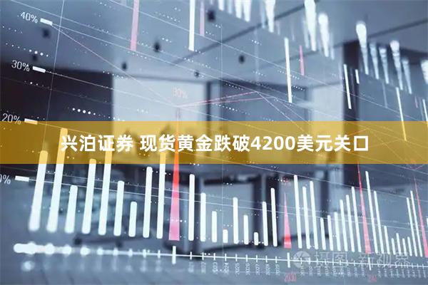 兴泊证券 现货黄金跌破4200美元关口